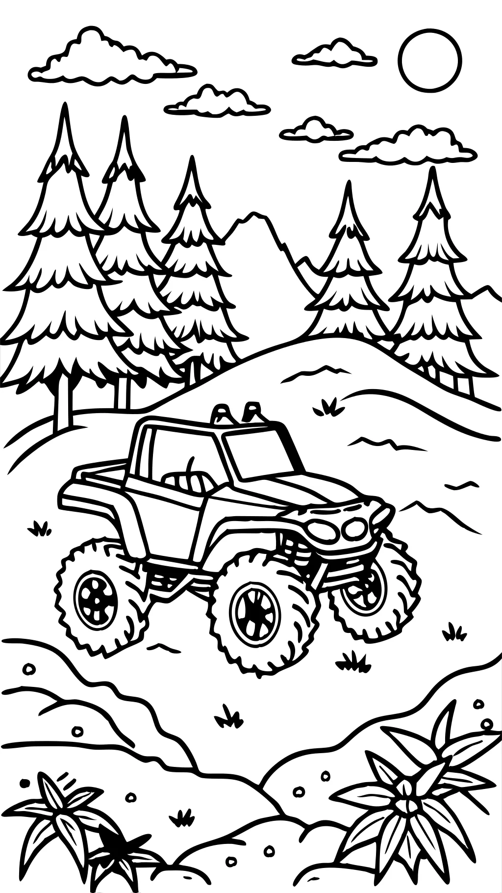 atv coloring pages